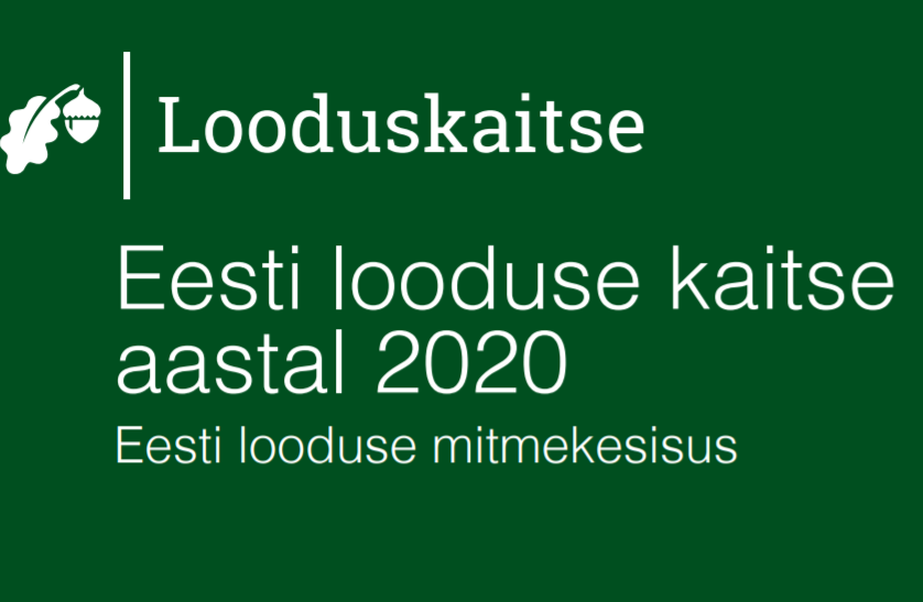 Eesti looduse kaitse aastal 2020 esikaas