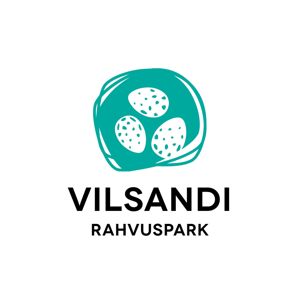 Vilsandi rahvuspargi logol on linnupesa kolme munaga