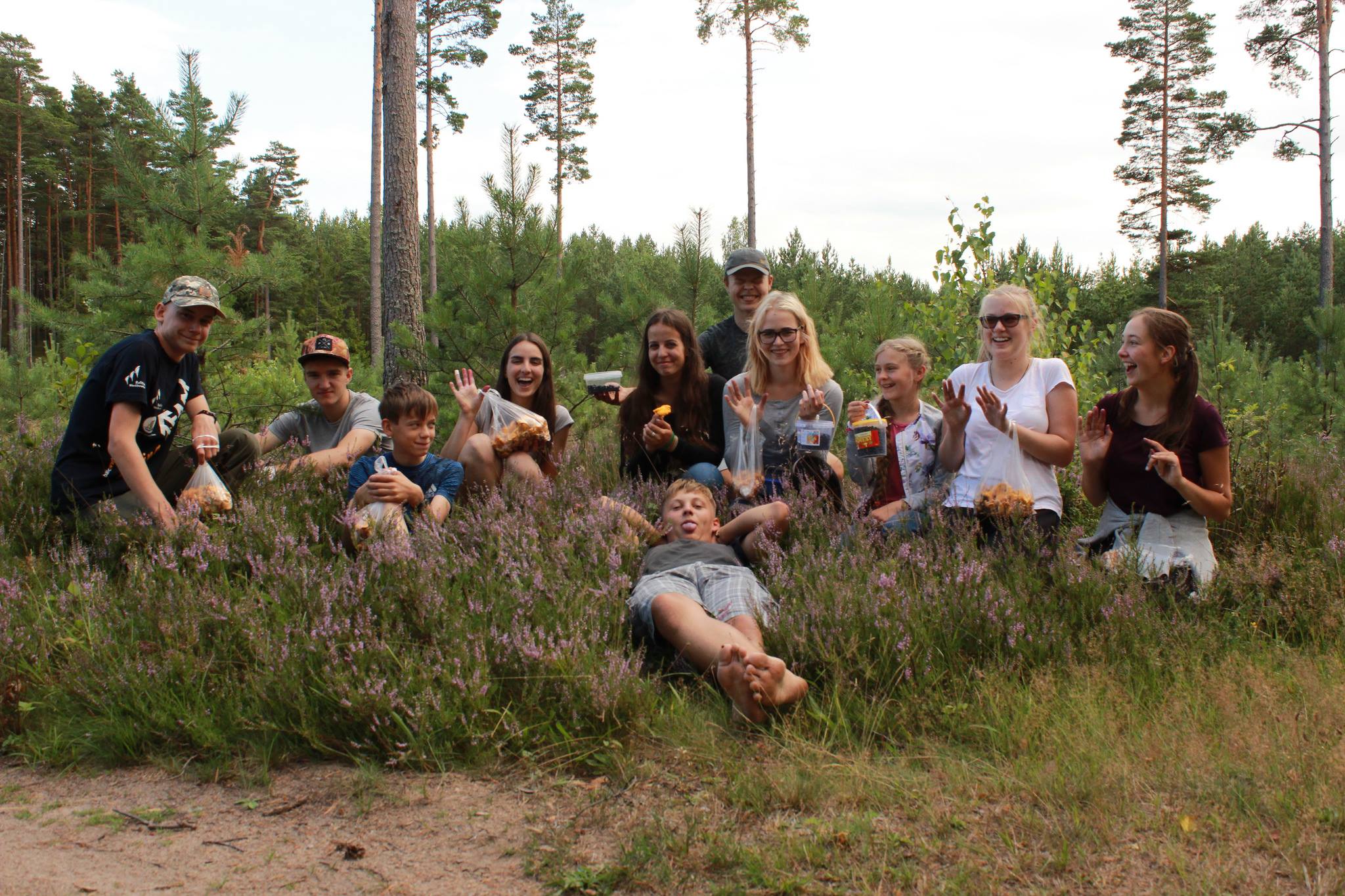 Vilsandi rahvuspargi noored 2017.a suveseminaril.