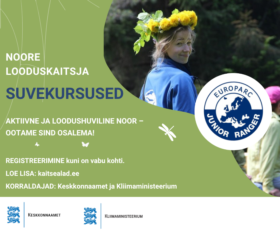 plakat, millel võilillepärjaga noor neiu